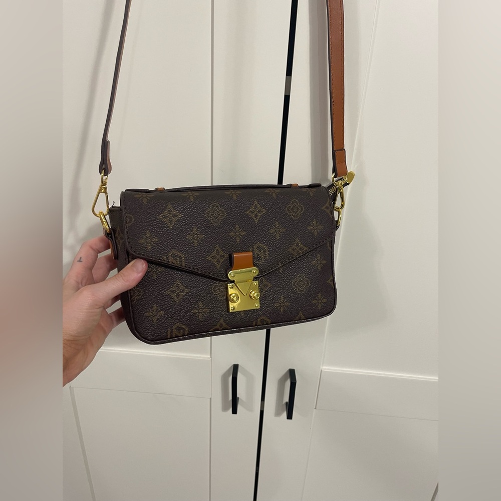 Vintage Monogram Crossbody Bag in Brown - Picture 2 of 3
